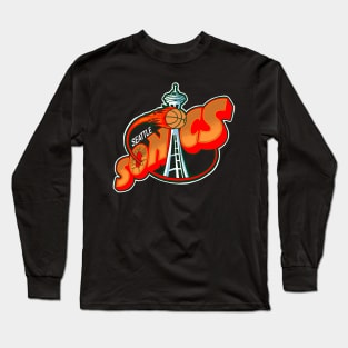 Seattle SuperSonics Long Sleeve T-Shirt